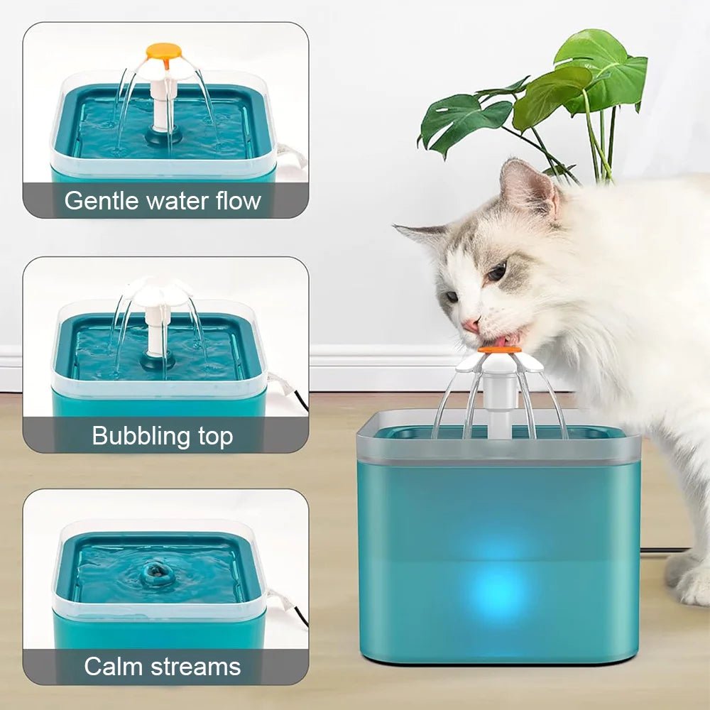 Katzenbrunnen – Wasserspender für Katzen mit 3 Modi - allesKatze.de